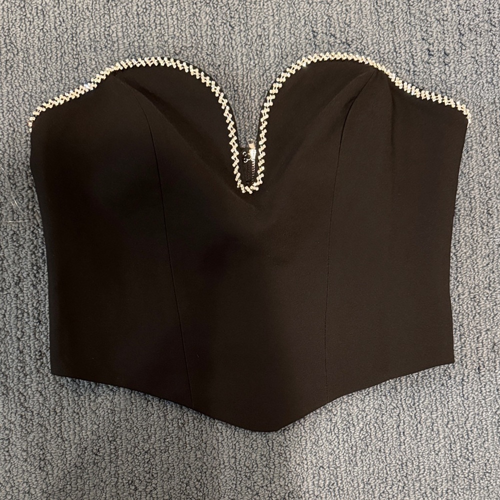 NWT Fashion Nova Rhinestone Bustier